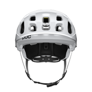 POC Tectal Race MIPS Mountain Bike Helmet, hydrogen white / uranium black, front view.