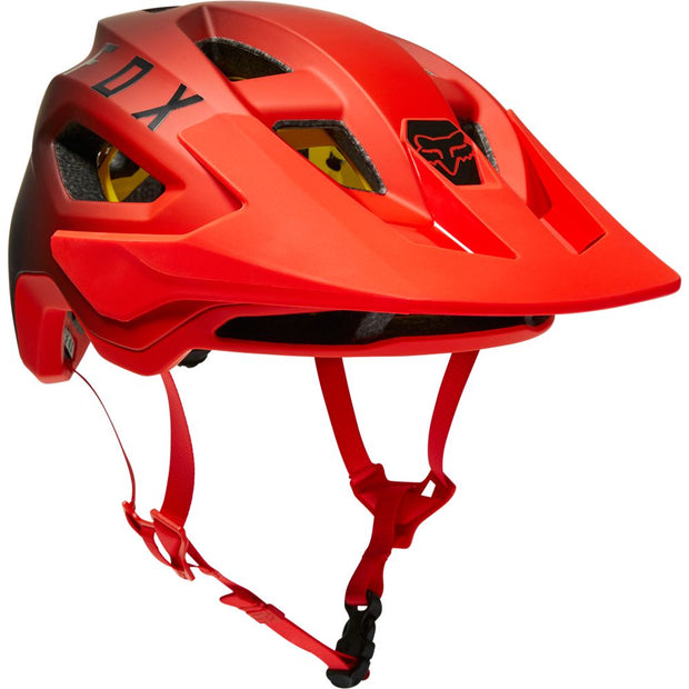 FOX Speedframe MIPS Mountain Bike Helmet, Flow Red, Full View