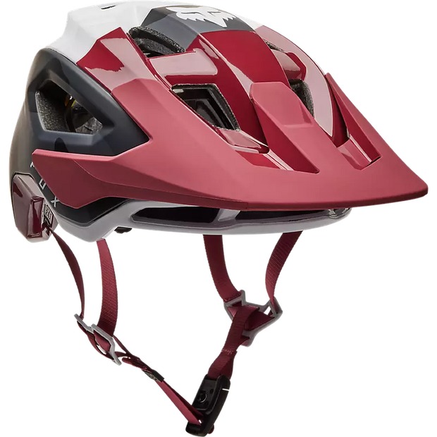 Fox Speedframe Pro MIPS Mountain Bike Helmet, black camo, full view.