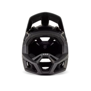 Fox Proframe Full-Face Mountain Bike Helmet, nace black, front view.