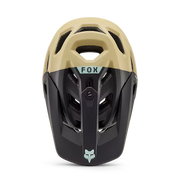 Fox Proframe RS Helmet, color: Oat Brown, top view