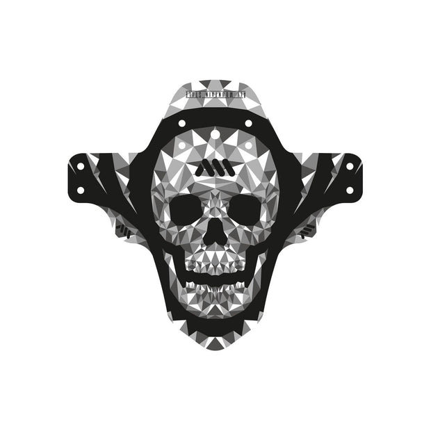 AMS Mud Guard in color: Skull, full view