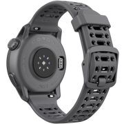 COROS PACE 3 GPS Sport Watch Black/Silicone, back view.
