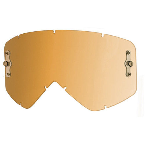 Smith Optics Fuel Series Goggle Replacement Lens, gold, full view.