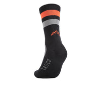Tasco RideTrek Merino MTB Socks, Black/Orange, Rear View