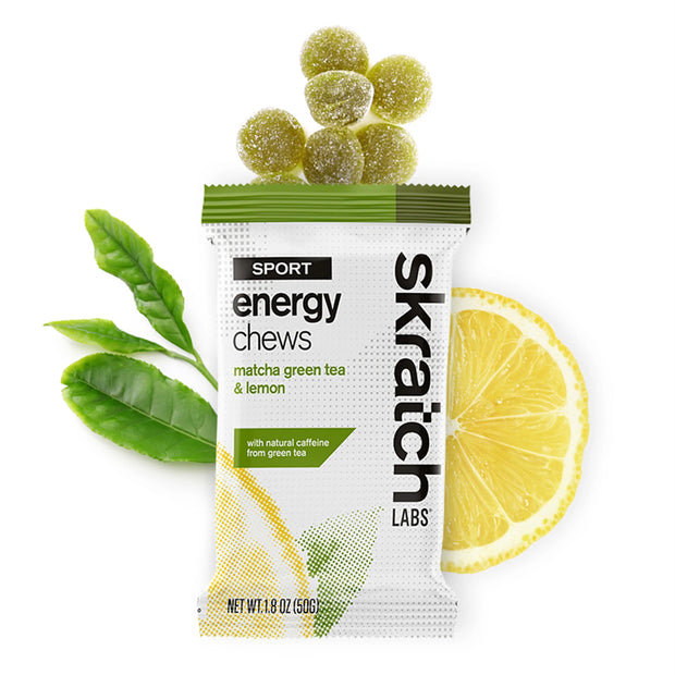 Skratch Labs Energy Chews, matcha, full view.