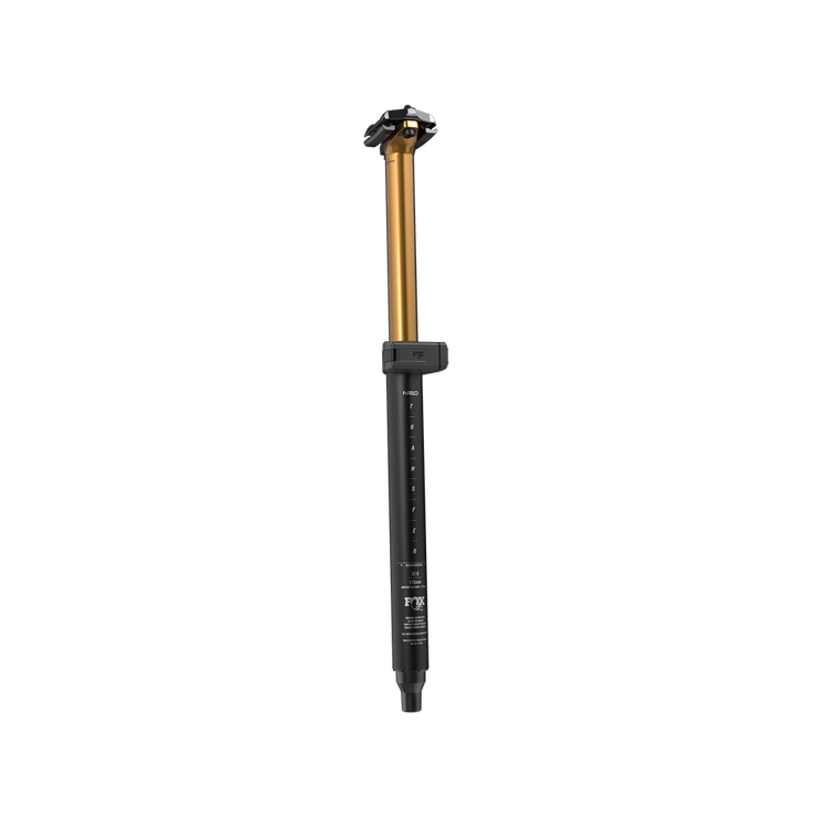 Fox Transfer Neo Factory Series Kashima 31.6 Dropper Post, measure marks view.