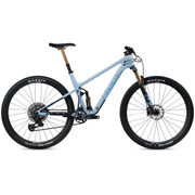 2024 Pivot Mach 4 SL Pro X0 AXS Alloy Wheels, ice blue,  full view.