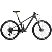 2024 Pivot Mach 4 SL Pro X0 AXS Alloy Wheels, midnight sky,  full view.