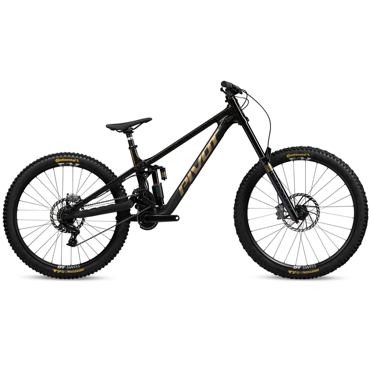 Pivot Phoenix V5 Ride GX DH, Black Gold full view