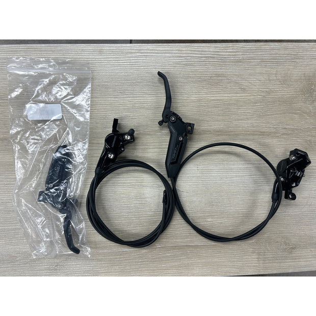 SRAM Level Silver Stealth C1 Brake Set 2-Piston, Take Off, Full View