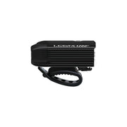 Lezyne Lite Drive 1200+ Front Light, black, side view.