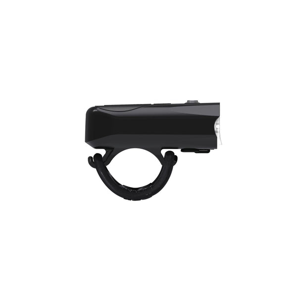 Lezyne KTV Drive Pro 300+ Headlight, black, side view.