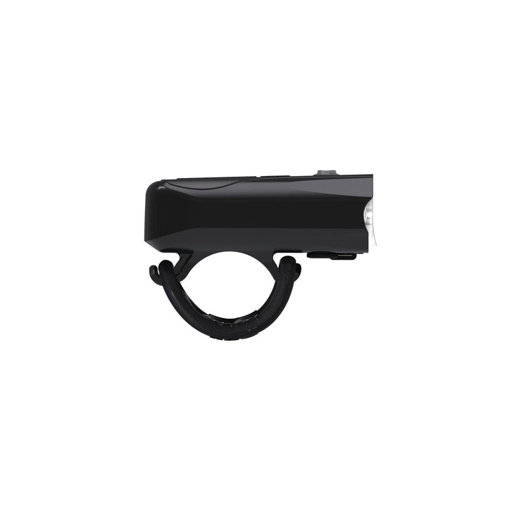 Lezyne KTV Drive Pro 300+ Headlight, black, side view.