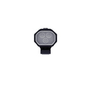 Lezyne KTV Drive Pro 300+ Headlight, black, head-on view.