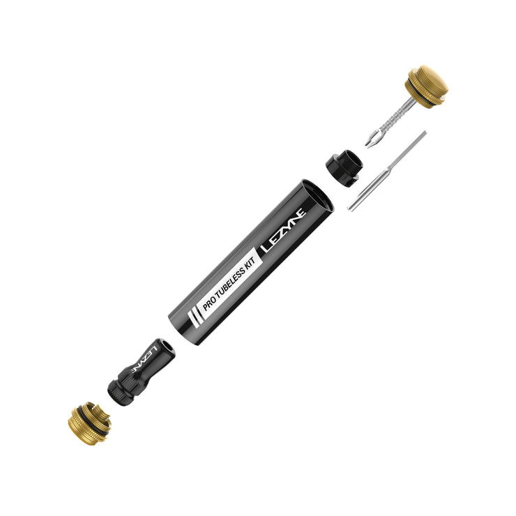 Lezyne Pro Tubeless Kit, open view.