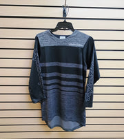 Troy Lee Designs Ruckus ¾ Jersey Streamline Heather Black/Heather Gray Front View