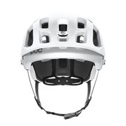 POC Tectal Mountain Bike Helmet, white, front view.