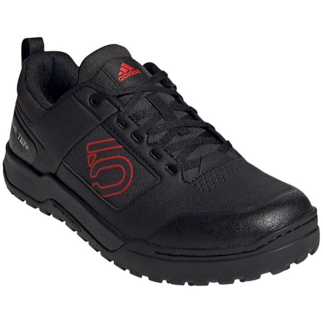 Five Ten Impact Pro Mountain Bike Shoe, black/red, full view.