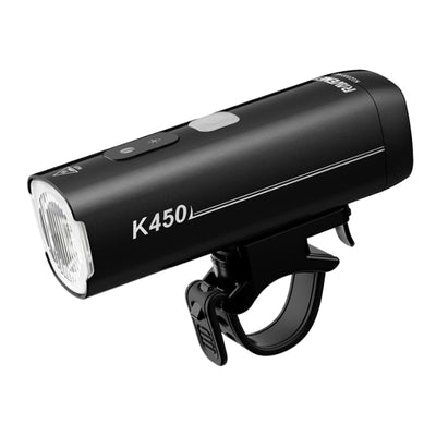 Ravemen K450 Headlight, left side view.