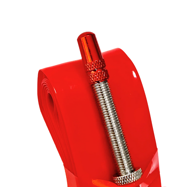 Fumpa TPU Tube, 29" x 1.9-2.5", Presta, red, full view