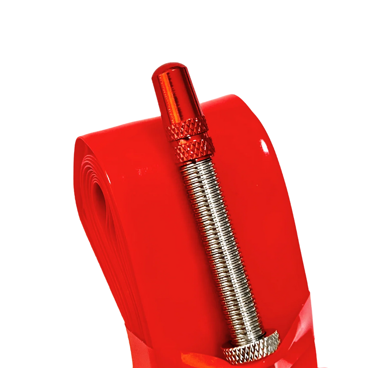 Fumpa TPU Tube, 29" x 1.9-2.5", Presta, red, full view