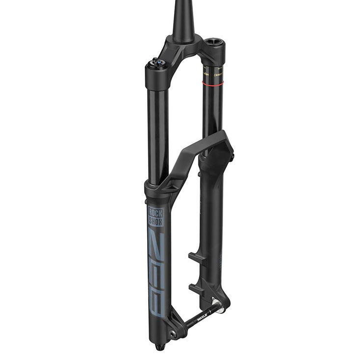 RockShox ZEB Select RC A2 Mountain Bike Fork, black, full view.