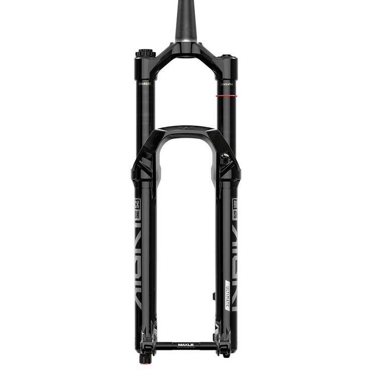 RockShox Lyrik Ultimate Charger 3.1 RC2 Suspension Fork - 27.5”, 160mm, 15x110mm, 37mm Offset, D2, head-on view.