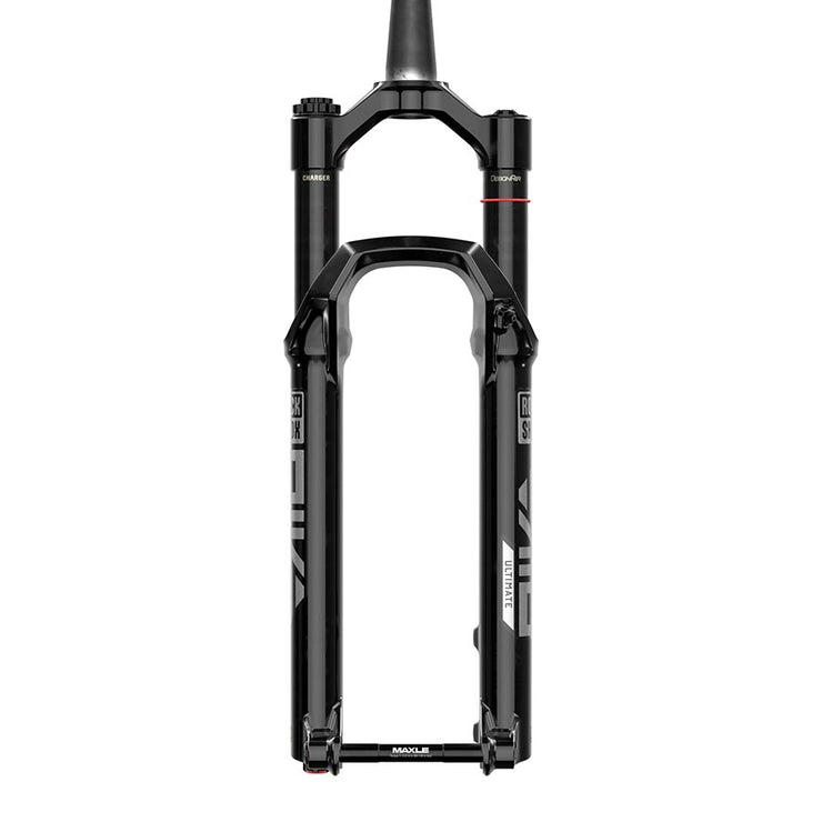 RockShox Pike Ultimate Charger 3.1 RC2 Suspension Fork - 27.5”, 140mm, 15x110mm, Gloss Black, C2, full view.