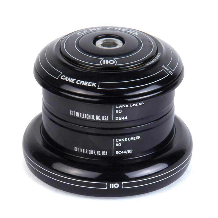 Cane Creek 110 Series ZS44/EC44 Tapered Headset, full view.