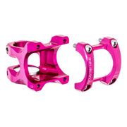 Industry Nine A35 8° 40mm Mountain Bike Stem, pink, full view.