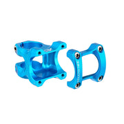 Industry Nine A318 Mountain Bike Stem, turquoise, full view.