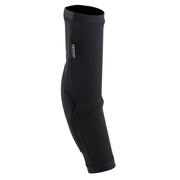 AlpineStars Paragon Plus Elbow Guard, black, back view.