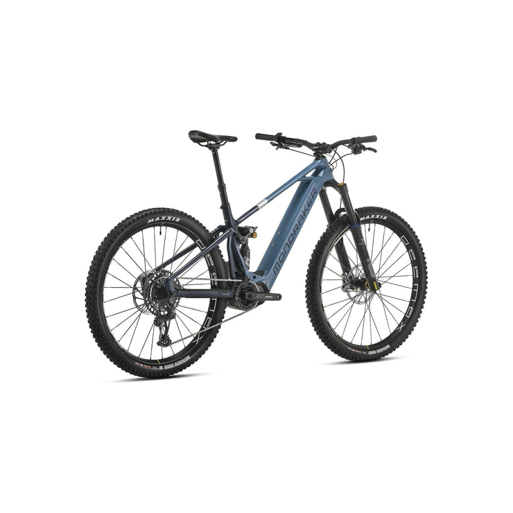 Mondraker Crusher R, denim, shock view.