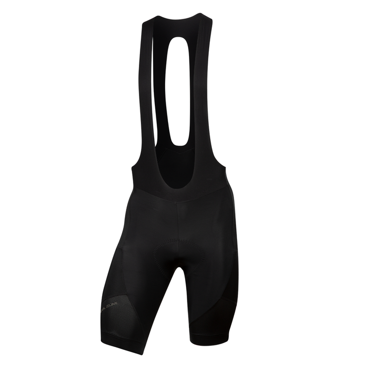 PEARL iZUMi Interval Cargo Bib Shorts, front view. 