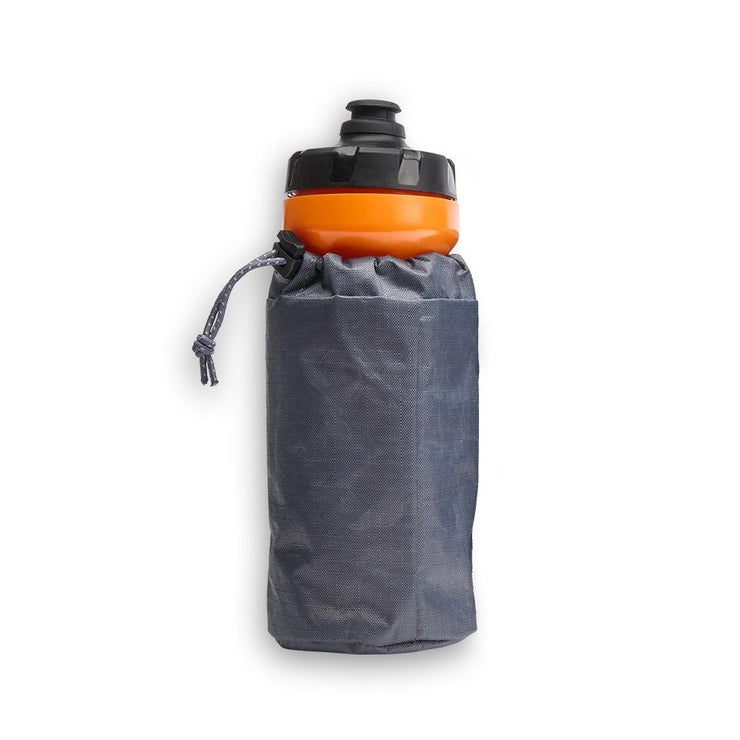 PNW Booster Bag Water Bottle Holder, mission grey, full view.