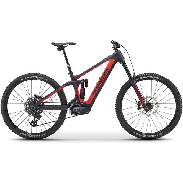 Transition Repeater PT Carbon X0 AXS, Red, Full View.