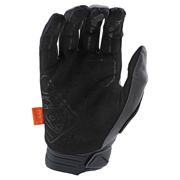 Troy Lee Designs Gambit Glove, charcoal, palm view.