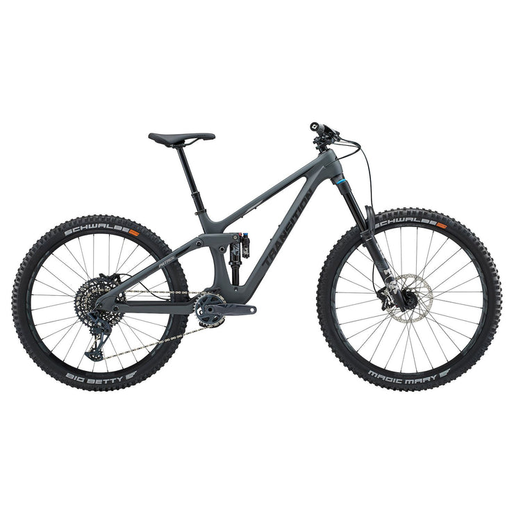 2023 Transition Patrol Carbon GX MX, moon shadow, full view.