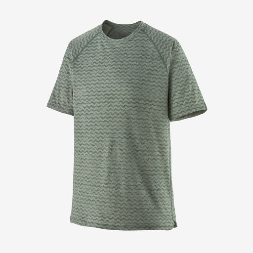 Patagonia Men's Ridge Flow Shirt, hemlock green, full view.