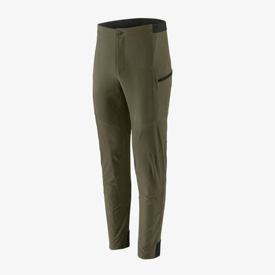 Patagonia Men's Dirt Craft Pants, basin green, full view.