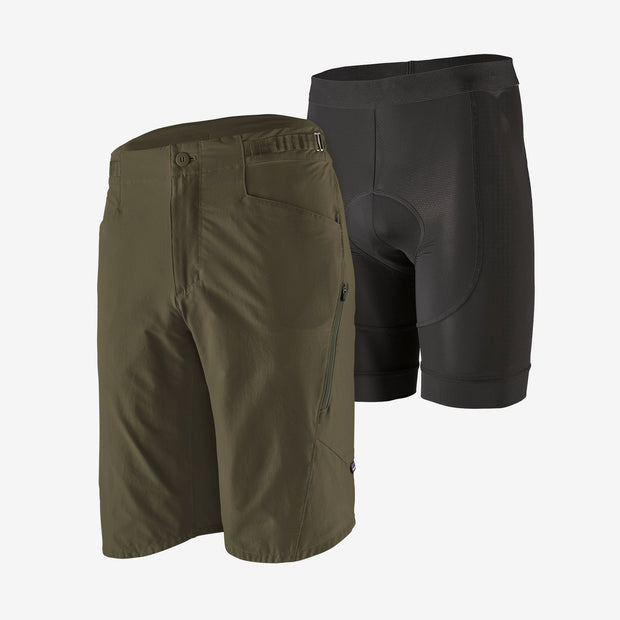 Patagonia Men's Dirt Craft Shorts - 11½", Basin Green, Full View with Liner