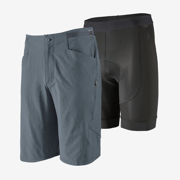 Patagonia Men's Dirt Craft Shorts, 11 ½” , plume grey, full view.