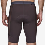 Patagonia Men's Dirt Craft Bike Short liner, back view on model