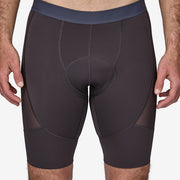 Patagonia Men's Dirt Craft Bike Short liner, front view on model