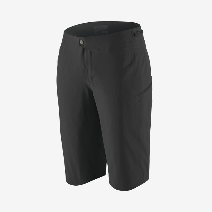 Patagonia Women's Dirt Roamer Mountain Bike Shorts in Black front view