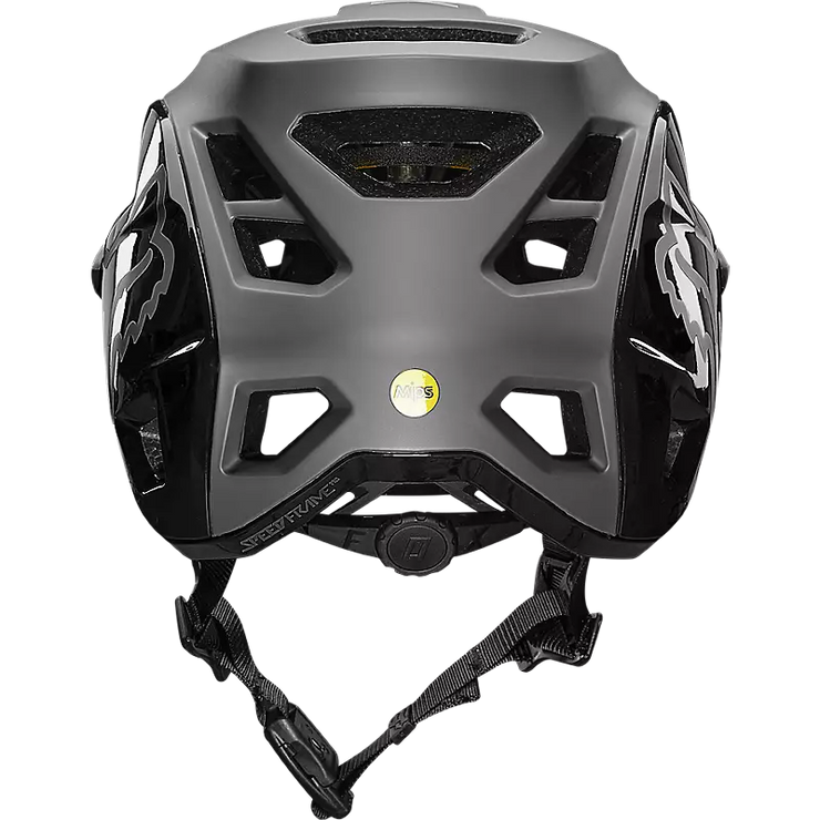Fox Speedframe Pro MIPS Mountain Bike Helmet, black, back view.