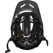 Fox Speedframe Pro MIPS Mountain Bike Helmet, black, inside view.