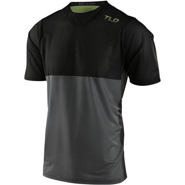 Troy Lee Designs Skyline Air Short Sleeve Jerse, breaks grey, back view