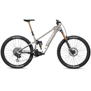 Pivot Shuttle SL/AM Team XX Eagle Transmission w/ Carbon Wheels, brownstone, full view.